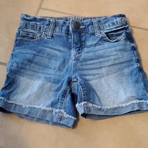 Justice 10 slim jean shorts